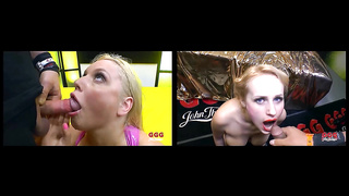Multi windows of spunk and urinate guzzle mass ejaculation compilations GGG JT