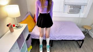 OOPS! Stepsis Accidentally Roller Skates Wood into Her