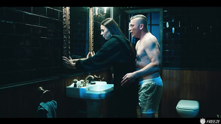 Dame Burglar Freeuse by Homeowner - Time Stop Freeze Fetish With Red-hot Black-haired Milan Cheek