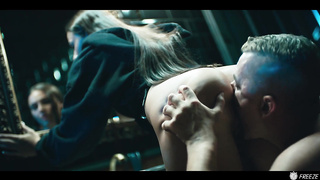 Dame Burglar Freeuse by Homeowner - Time Stop Freeze Fetish With Red-hot Black-haired Milan Cheek