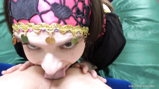 Lola Sinn Gets Interviewed as Mind-blowing Gypsy Waitress Who Enjoys Ass licking and Getting Drilled in the Booty