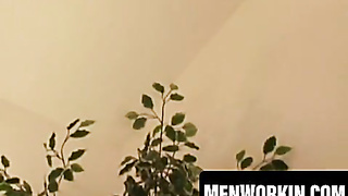 Bony mature boy gets hand job while milking his beef whistle