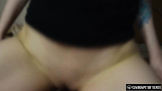 CumDumpsterTeens- Nubile whore gets a ENORMOUS facial cumshot!!!