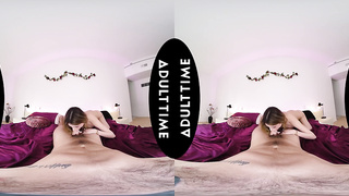 UP CLOSE VR - Frolic Smallish Angel Windell Taunts Your Rigid Manhood Before Letting You Smash Her - POINT OF VIEW