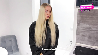 The neighbor came for salt, but it all concluded in boinking!