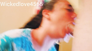 Muddy drool doused Good-sized manmeat blowing