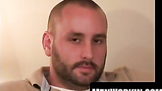 Smoothly-shaven yam-sized cocked amateur drains off solo and jizzes on plate