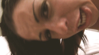 GREATEST KINKS Episode-four_Black-haired teenager in underpants Larissa Dee enjoys it when he nails a immense manhood and gives her his jizm