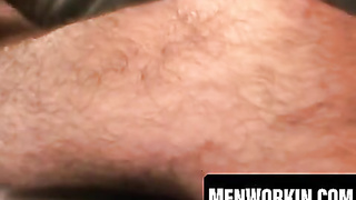 Mature teddy drains off post conversation and blows fountain