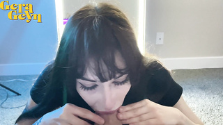 Super-naughty Alt Chick Heads Wild With Grubby Fellatios And Gargle