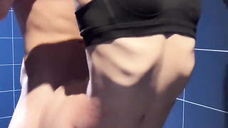 Fitgirl wants to be ravaged rock-hard in the gym cabin