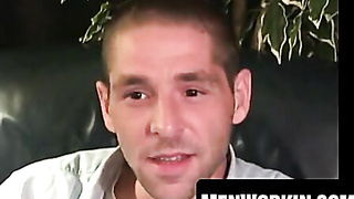 Amateur showcases wooly fuck-stick in conversation and jerks it