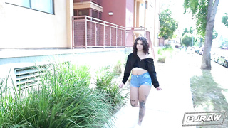 BJRAW Nico Luva takes his entire fuckpole into her hatch