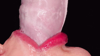 CLOSE UP: FINEST Tugging HATCH made You JIZZ TWO TIMES in TROUSERS! Raw VOLUPTUOUS ORAL JOB thru LINGERIE ASMR