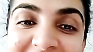 Naughty indian disrobes naked frigging on web cam