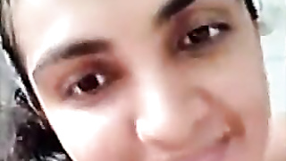 Naughty indian disrobes naked frigging on web cam