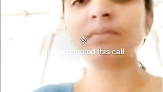 Naughty indian witnessing beefstick tugging on cam