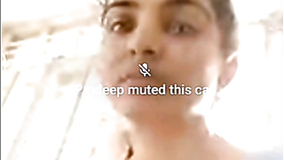 Naughty indian witnessing beefstick tugging on cam