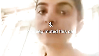 Naughty indian witnessing beefstick tugging on cam