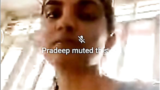 Naughty indian witnessing beefstick tugging on cam