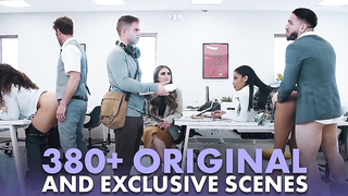 Step Mommy Sage Pole & Her COUGAR Best friend Elana Bunnz Get Free-for-all Used & Penetrated By Step Sonnie - Freeuse 3way