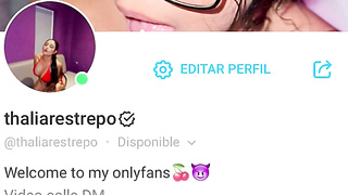 Scorching Latina surprises her bf and leaves him speechless Thalía Restrepo-Felipo Romero