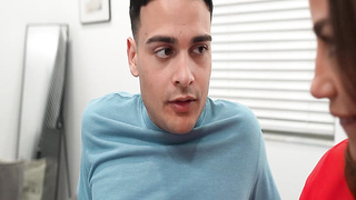 My Stepsons Handsome Lollipop Is Making My Gullet Water Koda Monroe, Leo Valentino