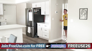 "Boink the Pie, Tear up Me!": Step-mom Catches Her Sonnie in a Desperate Kitchen Activity with a Dessert