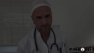 PINHOLE HARDCORE. Health center bumfuck joy with my physician