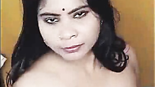 Indian Vlg Lady Demonstrates Her Bare Assets and Drilling