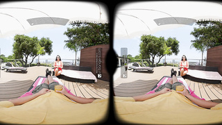 VR Plowers: Chesty Dark haired COUGAR Takes A Young Manstick In Her Moist Cunny - VR Porno