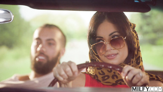 MILFY Luxurious Cheating Daisy Fuentes Rail A Gigantic Wood While Spouse Witnesses