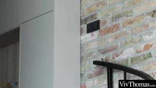 Luxurious blondes get additional humid in the bathroom and the guest room