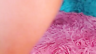 Teenager barely legal+ Plays Fur covered Fat Muff