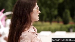 ROCCO SIFFREDI - Long Haired Bombshell Has All Crevasses Crammed By XXL Manstick