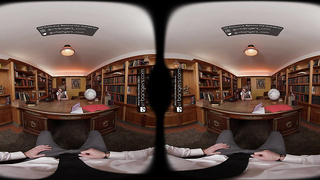 VR Plowers: Towheaded Teenager Rails a Phat Weenie in the School Principal’s Office - VR Porno