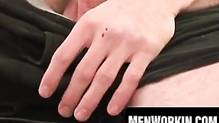 Uber-sexy amateur Ricky taunts man sausage and faps off solo