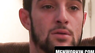 Uber-sexy amateur Ricky taunts man sausage and faps off solo