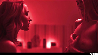 Damsel Has Strong Girl-girl Orgy With Roomy And Unbirths Her VORE TRAILER