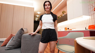 Insane Lana lures her trainer for rectal hook-up