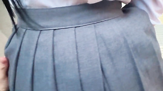 COLLEGE GIRL GETS KINKY IN THE SCHOOLYARD AND THEY HAVE LOVEMAKING AT HOME!