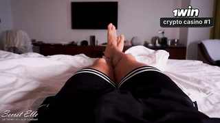 Stepsis AFTER SOIREE No Undies POON UNCOVERED... Wakes CHOKING on STEPBRO'S PULSATING WEENIE!