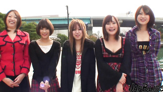 Asian Gang Gathering on the Bus