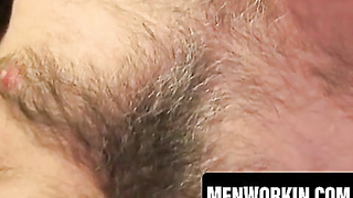 Pulsing man rod elderly faps off before immense cum shot