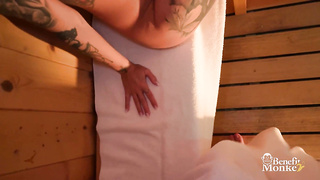 Marika Milani penetrates like a hoe in the motel sauna – dribbling humid, filthy oral pleasure & rock hard lovemaking