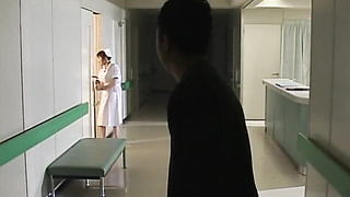 Filthy Chinese nurse mega-slut showered in jism