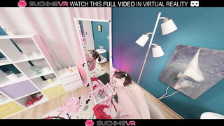 Buxom nasty woman Rebecca Nikson boned her paramour,in VR.