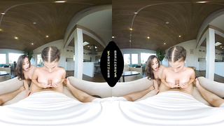 BRAZZERS - A Yoga Exercise Fastly Turns Into A Steaming 3 way For Roomies Aubree Valentine & LaSirena69