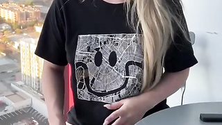 Platinum-blonde Honies Coco Lovelock And Haley Spades In San Diego