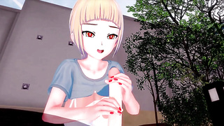 THREE DIMENSIONAL MANGA PORN - IMMENSE-BOOBED HOTTY - FABULOUS BUTT-CHEEKS - GIGANTIC BUTT pornography